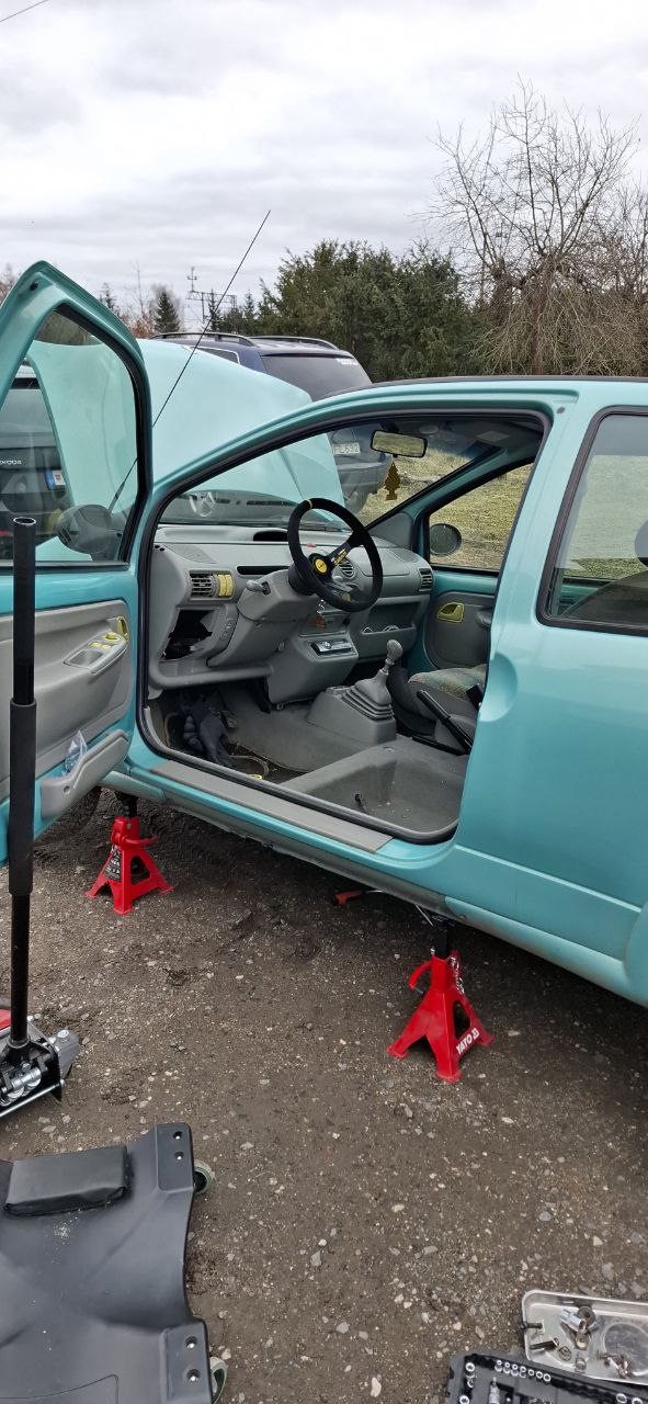 Today I lifted a car and removed the driver seat to make some measurements for a bucket seat which I bought yesterday. Need to make an adapter plate for factory mounds and should be fine.
