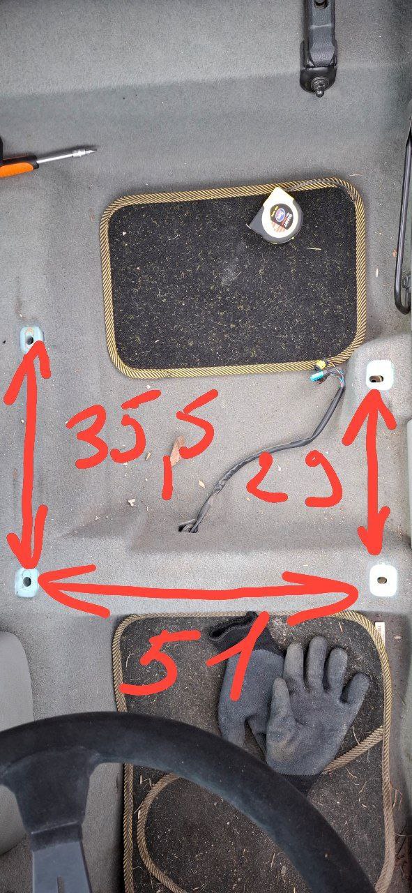 Today I lifted a car and removed the driver seat to make some measurements for a bucket seat which I bought yesterday. Need to make an adapter plate for factory mounds and should be fine.